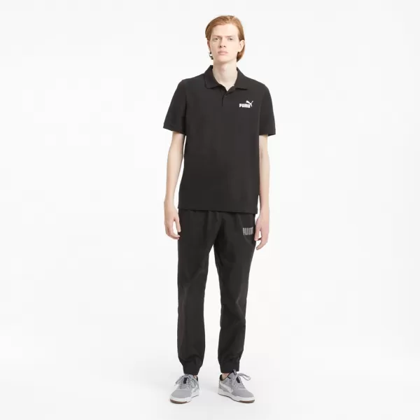  Pánské triko s límečkem PUMA ESS PIQUE POLO 586674-01 BLACK 