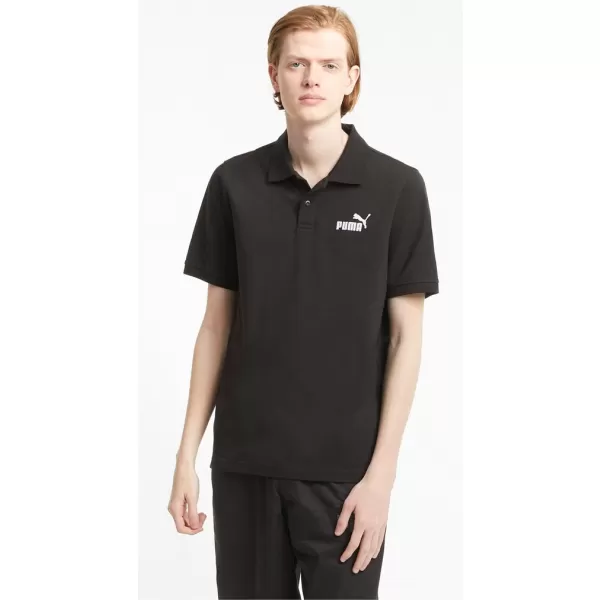  Pánské triko s límečkem PUMA ESS PIQUE POLO 586674-01 BLACK 