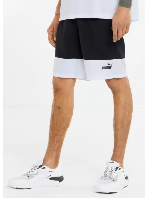 Pánské kraťasy PUMA POWER COLORBLOCK WOVEN SHORTS 9 848819-01 BLACK