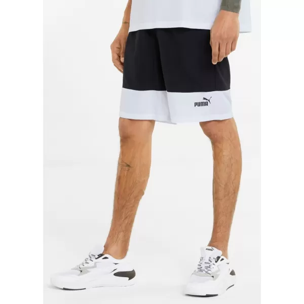  Pánské kraťasy PUMA POWER COLORBLOCK WOVEN SHORTS 9 848819-01 BLACK 