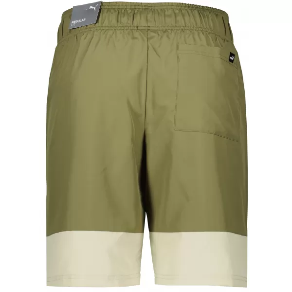  Pánské kraťasy PUMA POWER COLORBLOCK WOVEN SHORTS 9 848819-32 GREEN 