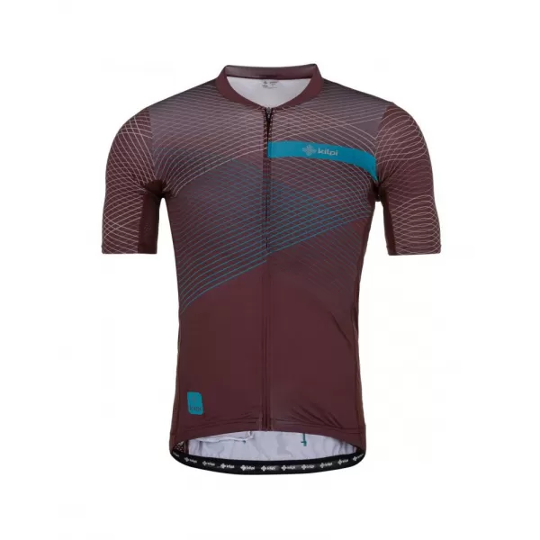  Pánský cyklo dres KILPI NERITO-M RM0310KI TMAVĚ ČERVENÁ 