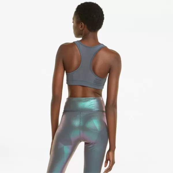  Dámská podprsenka PUMA MID IMPACT 4KEEPS GRAPHIC BRA PM 520306-42 GRAY 