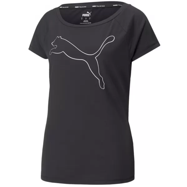  Dámské triko PUMA TRAIN FAV JERSEY CAT TEE 522420-01 BLACK 