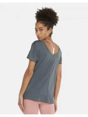 Dámské triko PUMA TRAIN FAVORITE JERSEY CAT TEE 520260-42 GRAY