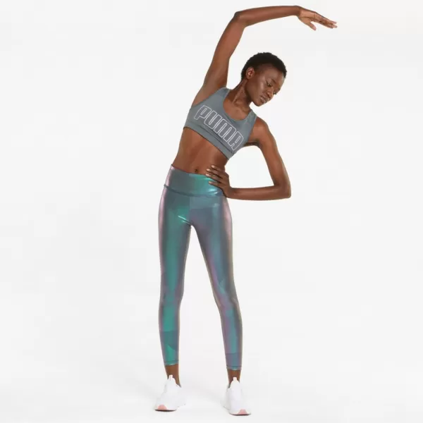  Dámská podprsenka PUMA MID IMPACT 4KEEPS GRAPHIC BRA PM 520306-42 GRAY 