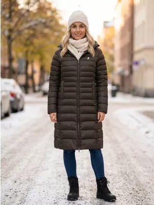 Dámský kabát SAM 73 KUMI WB 850 KHAKI