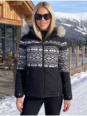 Dámská zimní bunda KIXMI OLINDA ČERNÁ