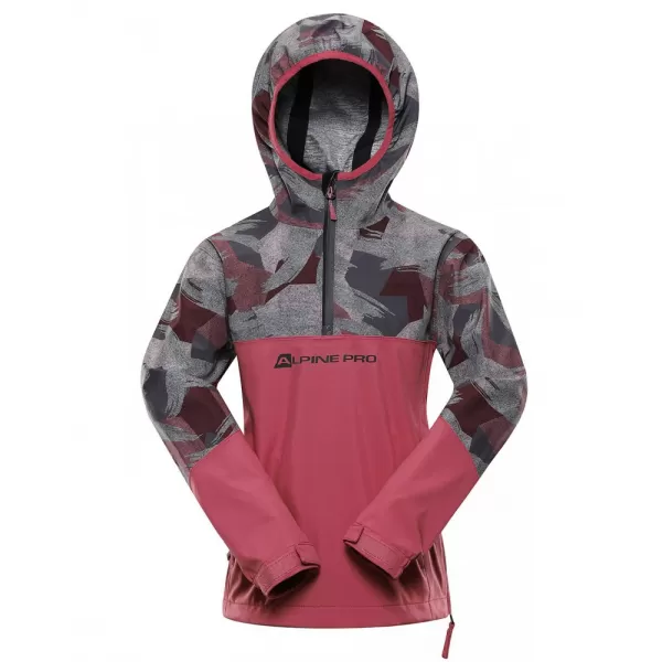  Dětská bunda ALPINE PRO GIBBO KJCY250 VÍNOVÁ 