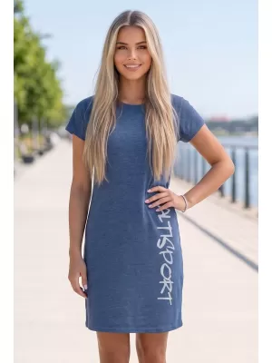 Dámské šaty ALTISPORT LYMA LSKX399 MODRÁ