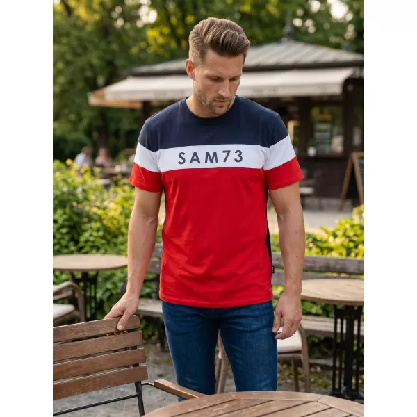  Pánské triko SAM 73 KAVIX MT 815 ČERVENÁ 