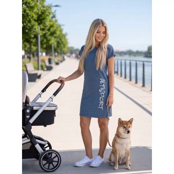  Dámské šaty ALTISPORT LYMA LSKX399 MODRÁ 