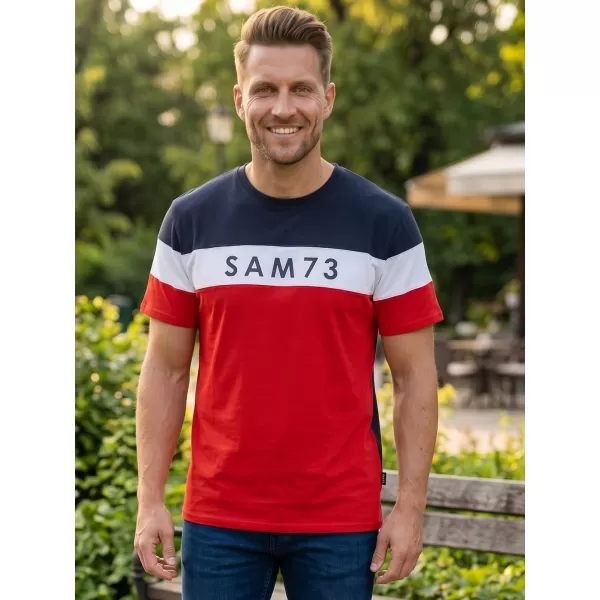  Pánské triko SAM 73 KAVIX MT 815 ČERVENÁ 