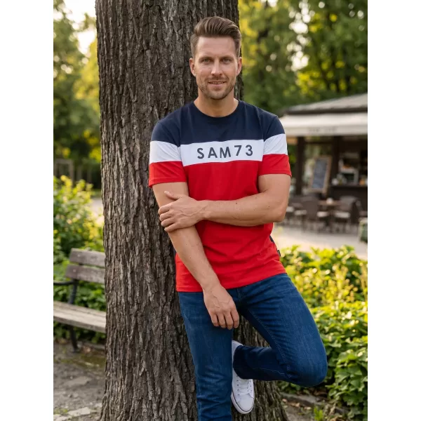  Pánské triko SAM 73 KAVIX MT 815 ČERVENÁ 