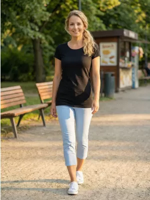 Dámské triko ALTISPORT ZOLIA LSKX384 ČERNÁ