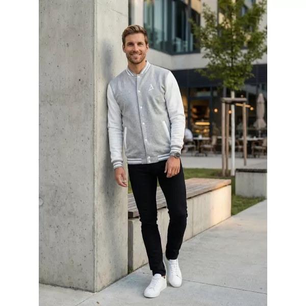 Pánská mikina ALTISPORT BYB/ALM002BB004 SVĚTLE ŠEDÝ MELÍR 