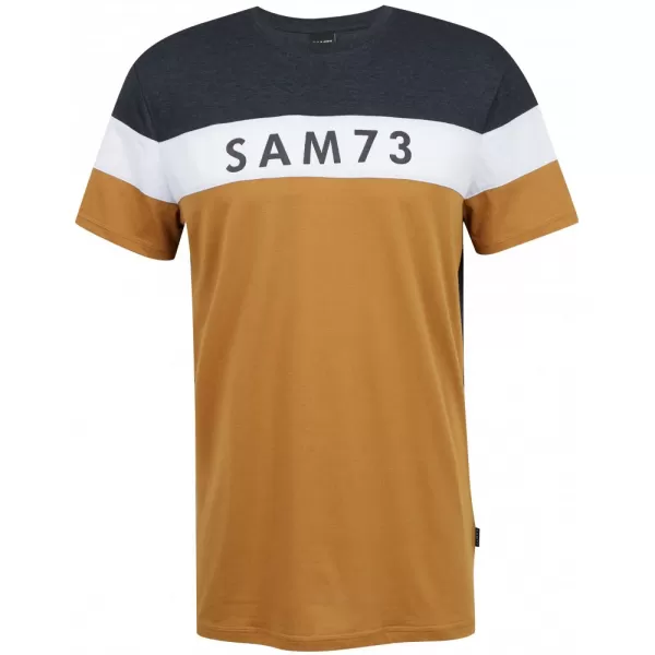  Pánské triko SAM 73 KAVIX MT 815 SVĚTLE HNĚDÁ 