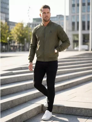 Pánský bomber ALTISPORT BYB/ALM002BY045 KHAKI