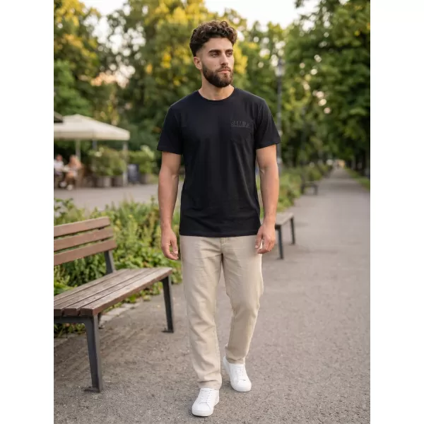  Pánské triko SAM 73 QUARIP MT 812 ČERNÁ 