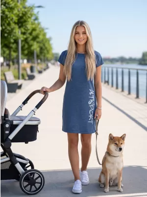 Dámské šaty ALTISPORT LYMA LSKX399 MODRÁ