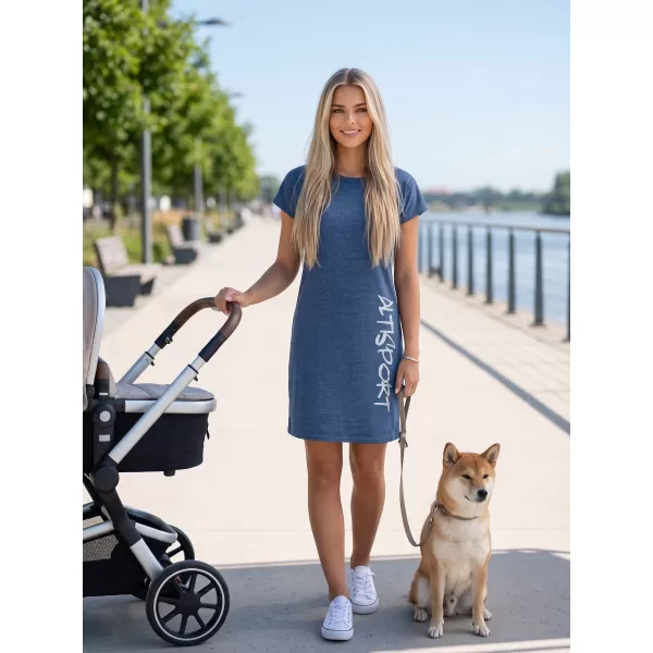  Dámské šaty ALTISPORT LYMA LSKX399 MODRÁ 