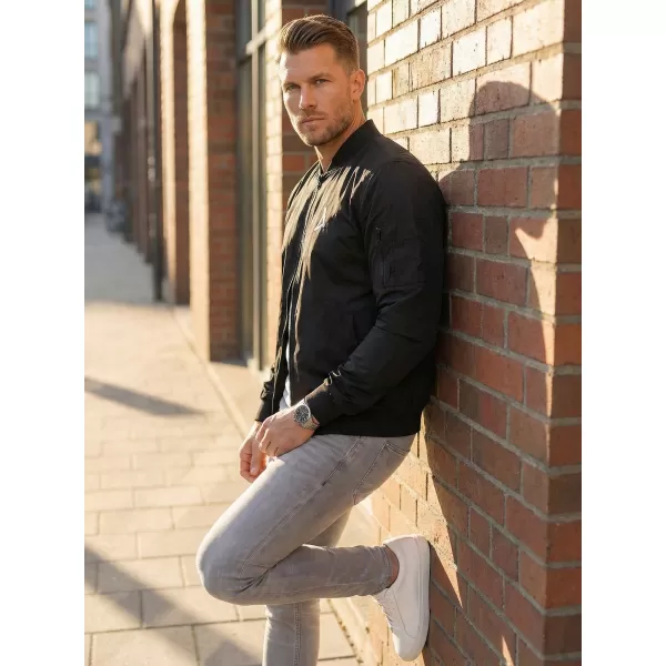  Pánský bomber ALTISPORT BYB/ALM002BY045 ČERNOBÍLÁ 