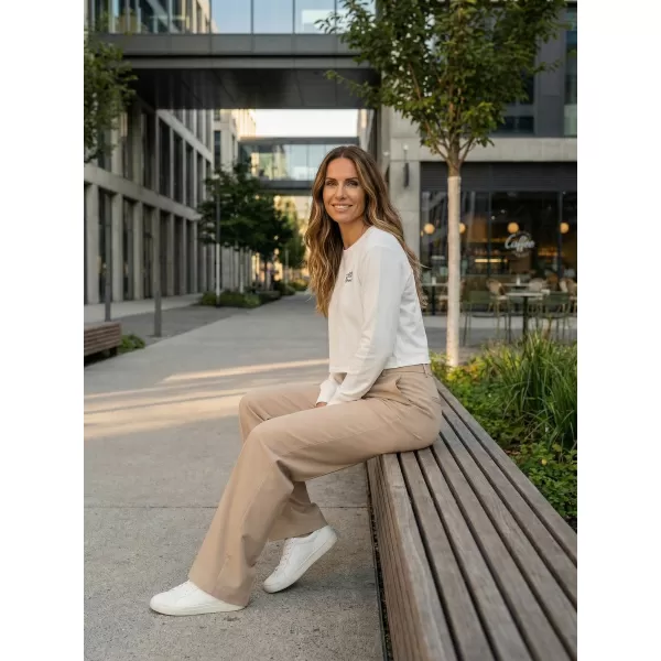  Dámská crop top mikina ALTISPORT BYB/ALW056BY131 BÍLÁ 