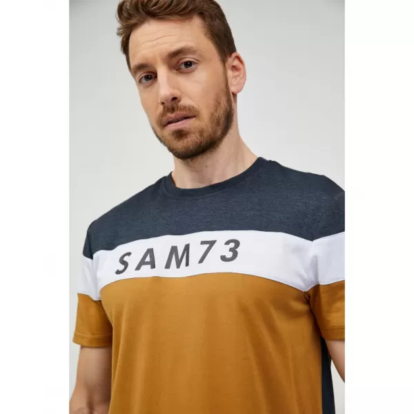  Pánské triko SAM 73 KAVIX MT 815 SVĚTLE HNĚDÁ 