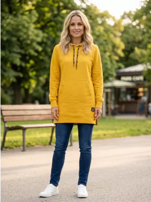 Dámská mikina SAM 73 ENNA WM 768 TMAVĚ OKROVÁ