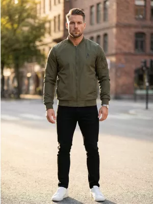 Pánský bomber ALTISPORT BYB/ALM002BY045 KHAKI
