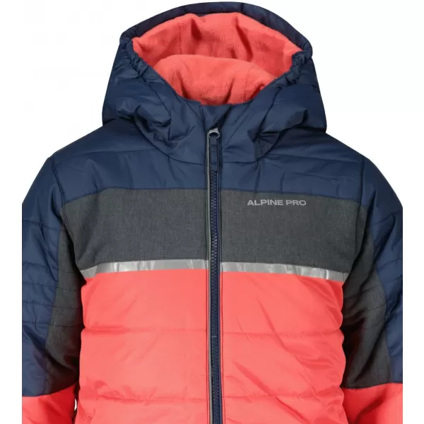  Dětská bunda ALPINE PRO JORGO KJCY283 RŮŽOVÁ 
