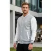 Pánská mikina ALTISPORT BYB/ALM002BB004 SVĚTLE ŠEDÝ MELÍR