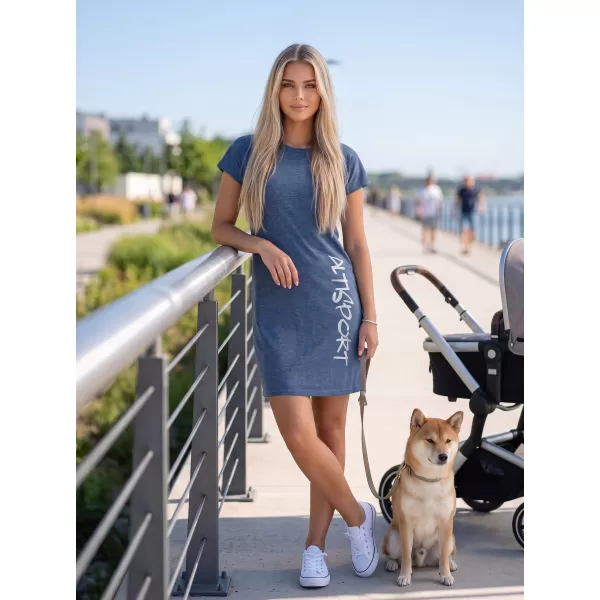  Dámské šaty ALTISPORT LYMA LSKX399 MODRÁ 