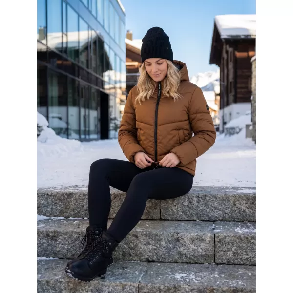  Dámská bunda SAM 73 GEDE WB 838 TMAVĚ HNĚDÁ 