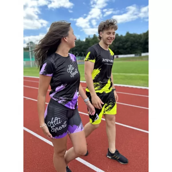  Dámské krátké legíny premium ALTISPORT SWE/ALW01S03 FIALOVÁ 