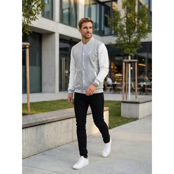  Pánská mikina ALTISPORT BYB/ALM002BB004 SVĚTLE ŠEDÝ MELÍR 