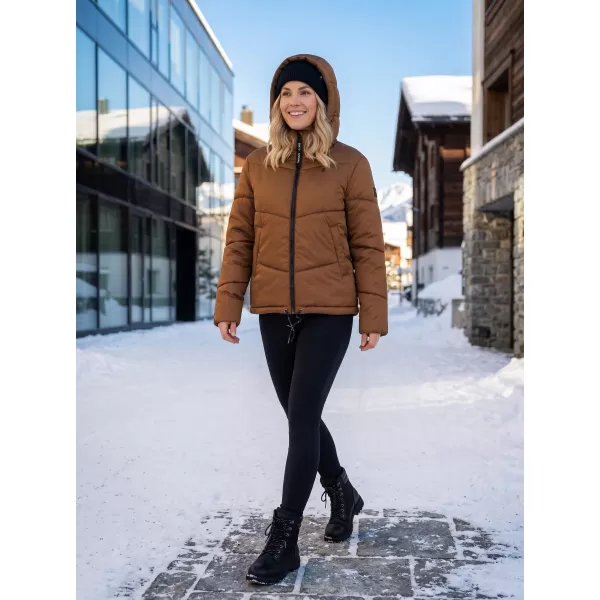  Dámská bunda SAM 73 GEDE WB 838 TMAVĚ HNĚDÁ 