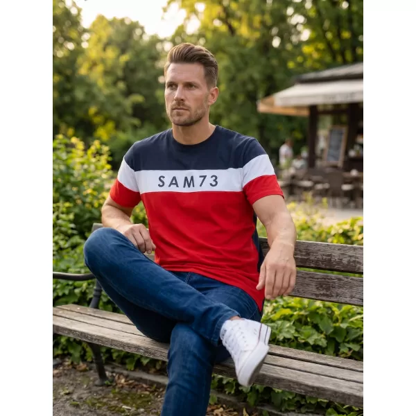  Pánské triko SAM 73 KAVIX MT 815 ČERVENÁ 