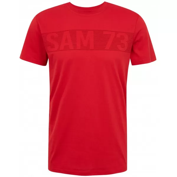  Pánské triko SAM 73 BARRY MT 811 ČERVENÁ 