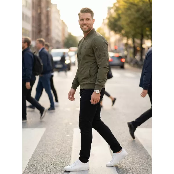  Pánský bomber ALTISPORT BYB/ALM002BY045 KHAKI 