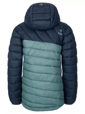 Chlapecká bunda KILPI REBEKI-JB SJ0106KI TMAVĚ ZELENÁ