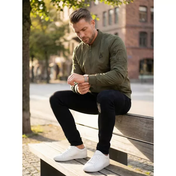  Pánský bomber ALTISPORT BYB/ALM002BY045 KHAKI 