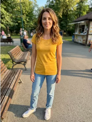 Dámské triko ALTISPORT ZOLIA LSKX384 ŽLUTÁ