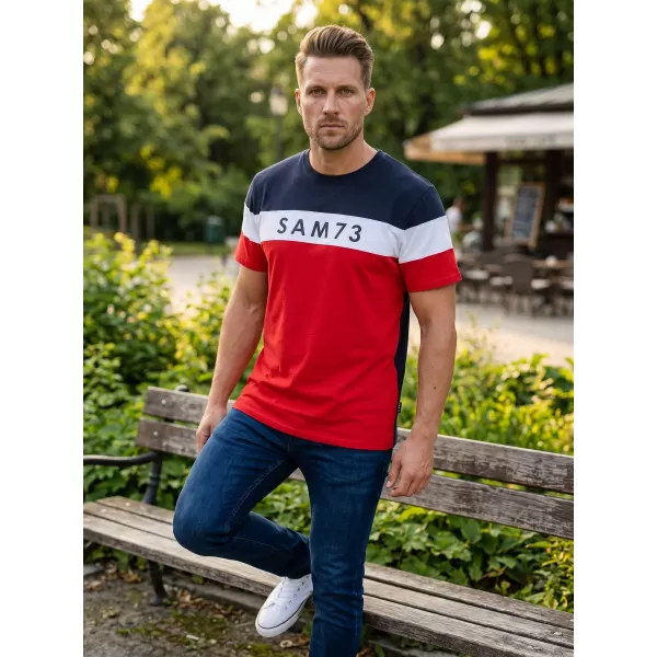  Pánské triko SAM 73 KAVIX MT 815 ČERVENÁ 