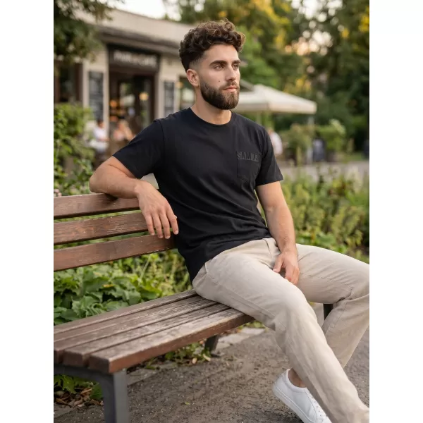  Pánské triko SAM 73 QUARIP MT 812 ČERNÁ 