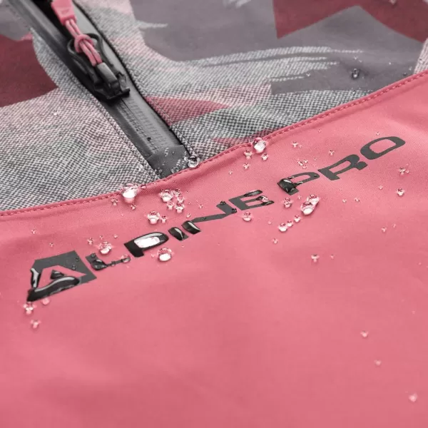  Dětská bunda ALPINE PRO GIBBO KJCY250 VÍNOVÁ 