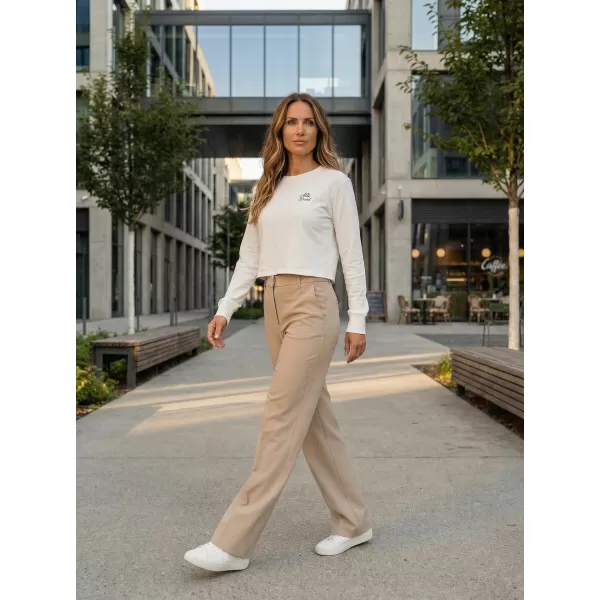  Dámská crop top mikina ALTISPORT BYB/ALW056BY131 BÍLÁ 