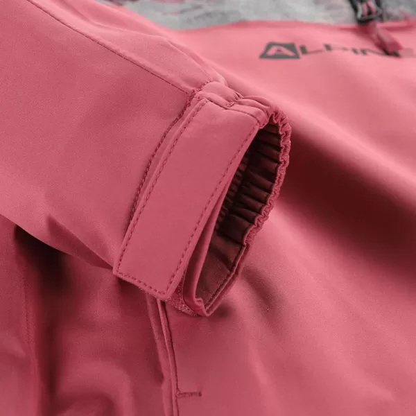  Dětská bunda ALPINE PRO GIBBO KJCY250 VÍNOVÁ 