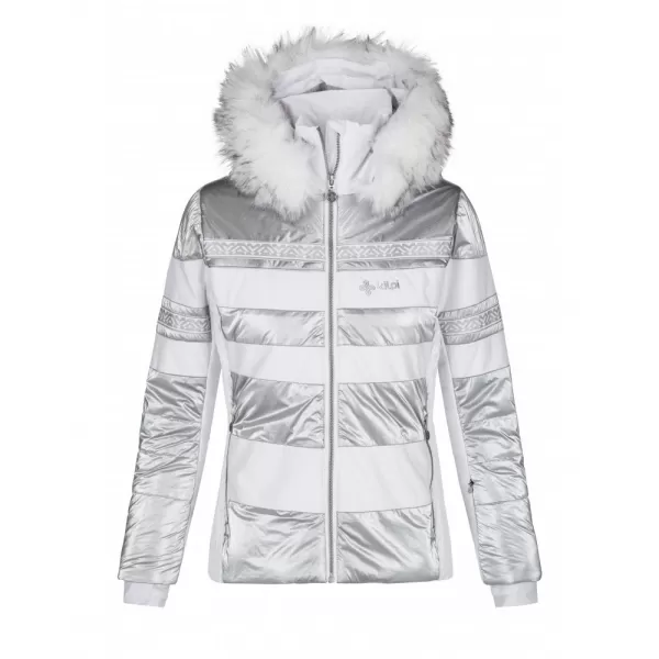  Dámská lyžařská bunda KILPI DALILA-W SL0133KI BÍLÁ 