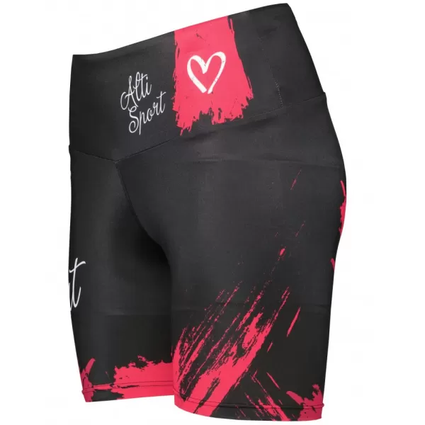  Dámské krátké legíny premium ALTISPORT SWE/ALW01bS03 ČERVENÁ 